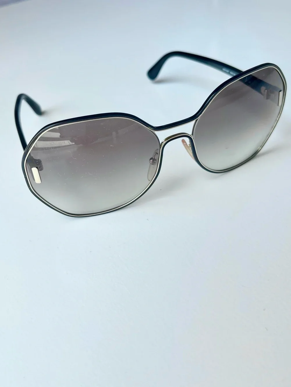 Prada Oversized Hexagonal Sunglasses